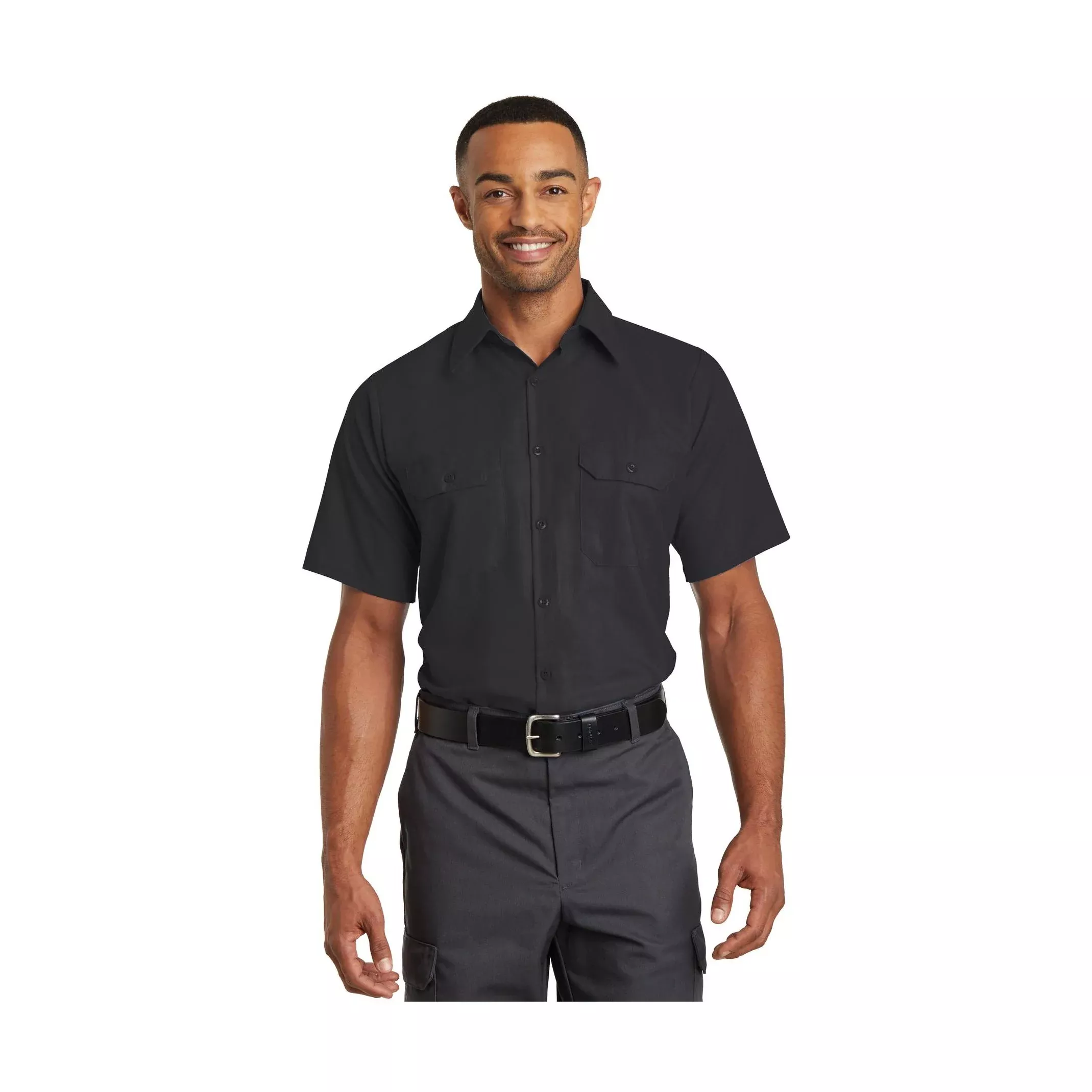 Red Kap Men’s Short Sleeve Solid Ripstop Shirt