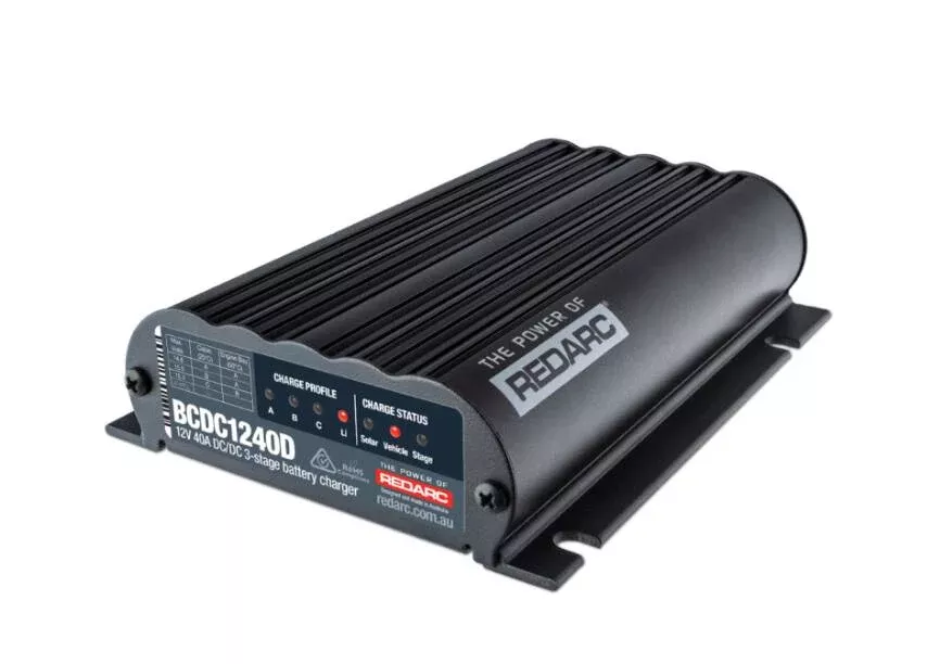 Redarc Dual Input 40A In-Vehicle DC Battery Charger• BCDC1240D