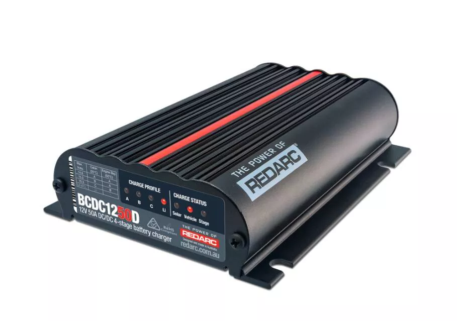 Redarc Dual Input 50A In-Vehicle DC Battery Charger• BCDC1250D