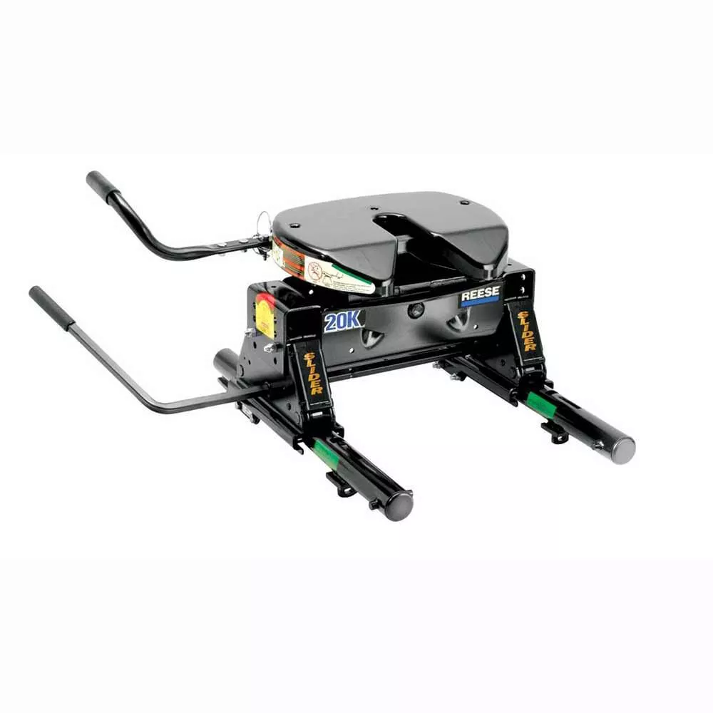 REESE 20K 5th Wheel Hitch with Round Tube Slider
