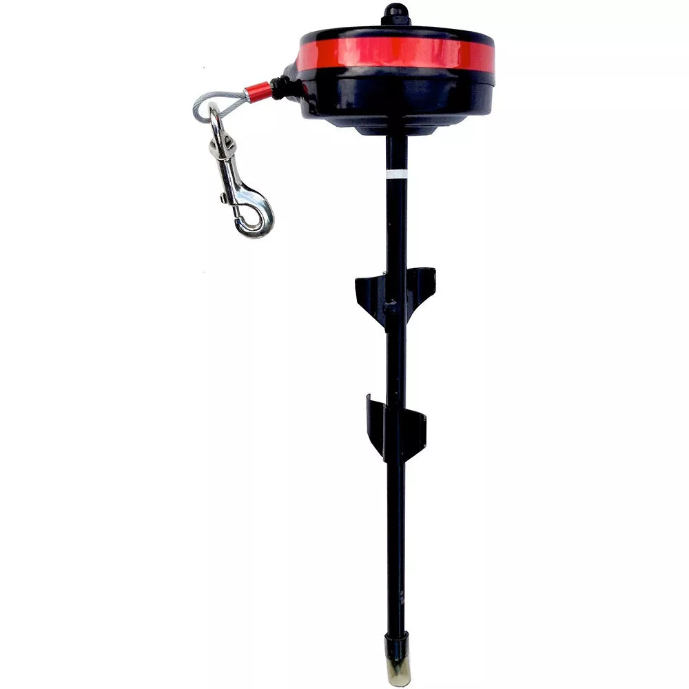 Retractable Cable Tie Out Stake - Large