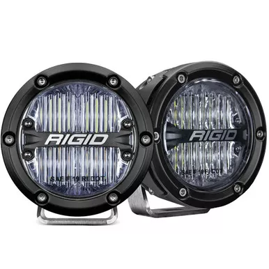 RIGID 360-Series 4 Inch SAE Fog Light White Set of 2
