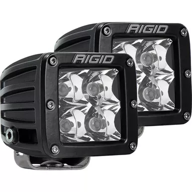RIGID D-Series PRO Hybrid Spot LED Pair Black