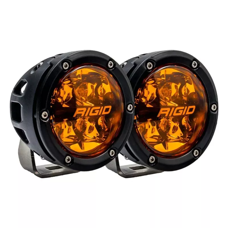 RIGID Industries 360 Series 4 Spot w/Amber Pro Lens – Pair