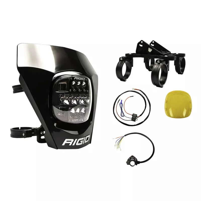 RIGID Industries Adapt XE Extreme Enduro LED Moto Kit – Black