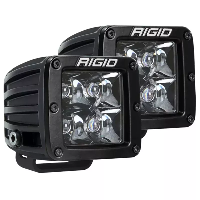 RIGID Industries D-Series Pro Dually Spot Surface Mount Pair – Midnight Edition