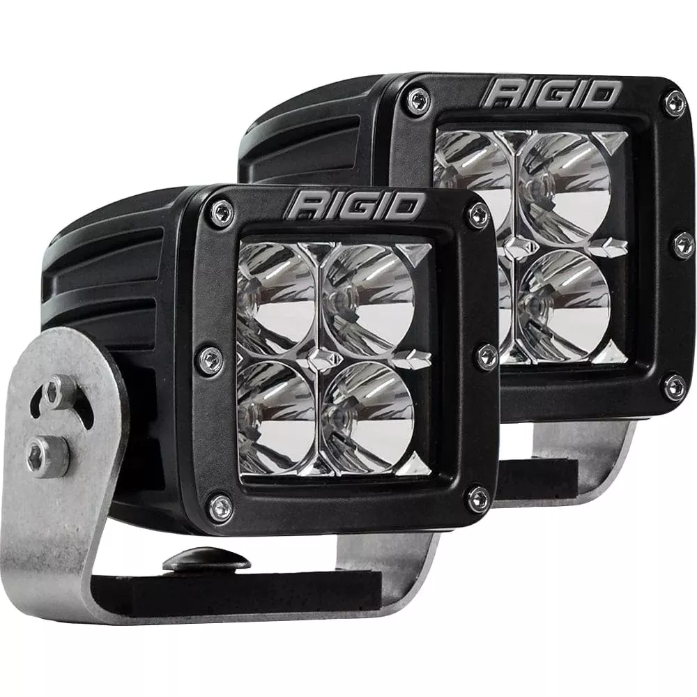 RIGID Industries D-Series PRO – Flood LED – Pair – Black