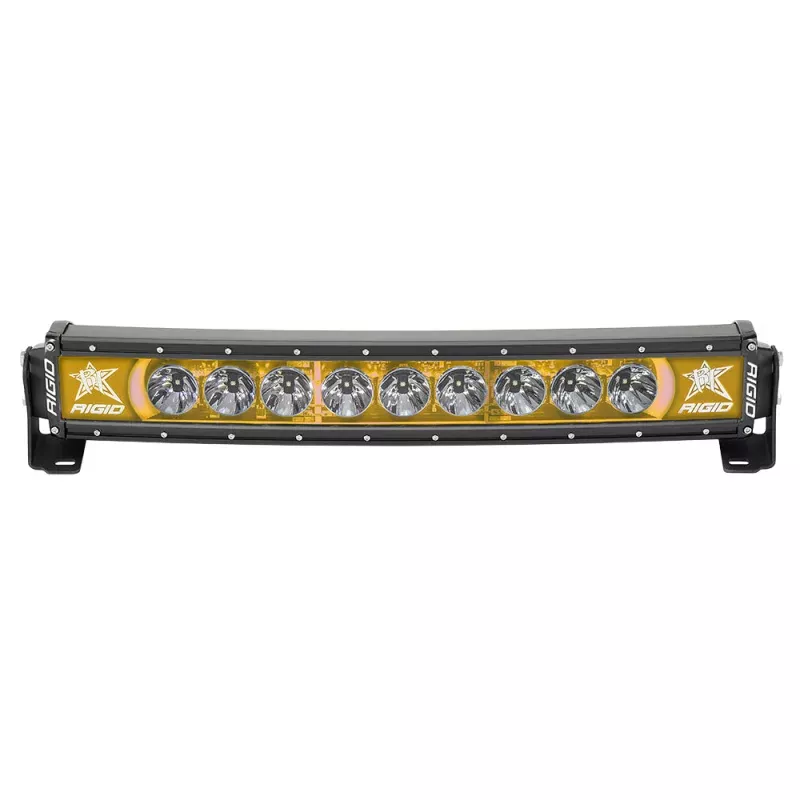 RIGID Industries Radiance+ 20 Curved Amber Backlight Black Housing