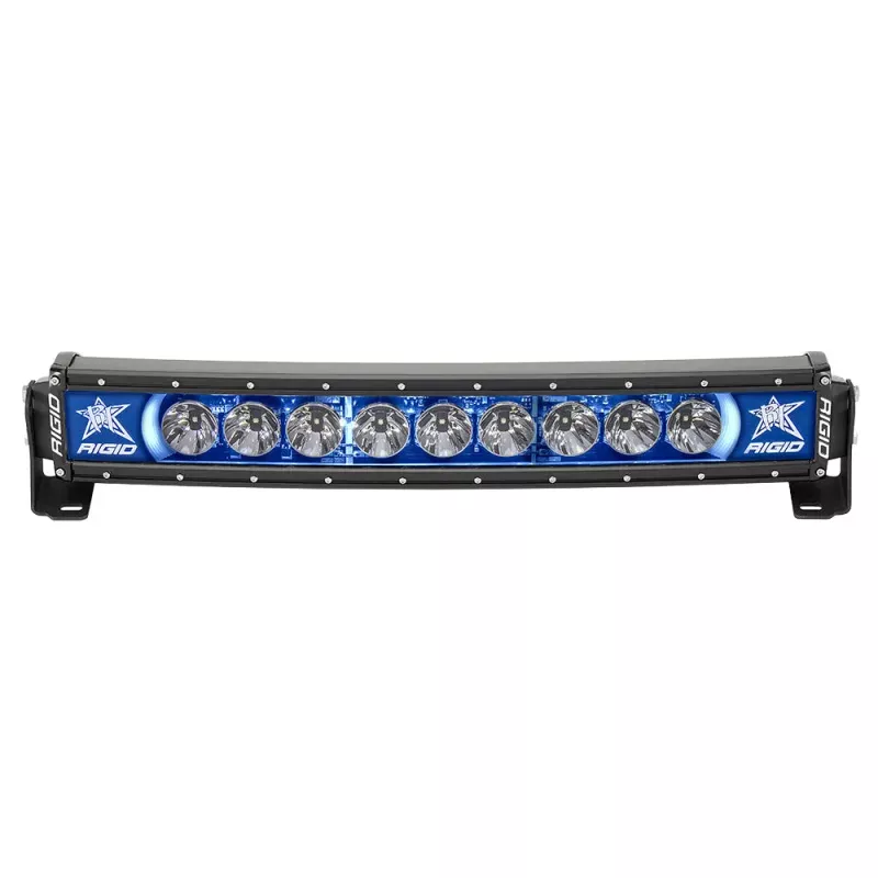 RIGID Industries Radiance+ 20 Curved Blue Backlight Black Housing