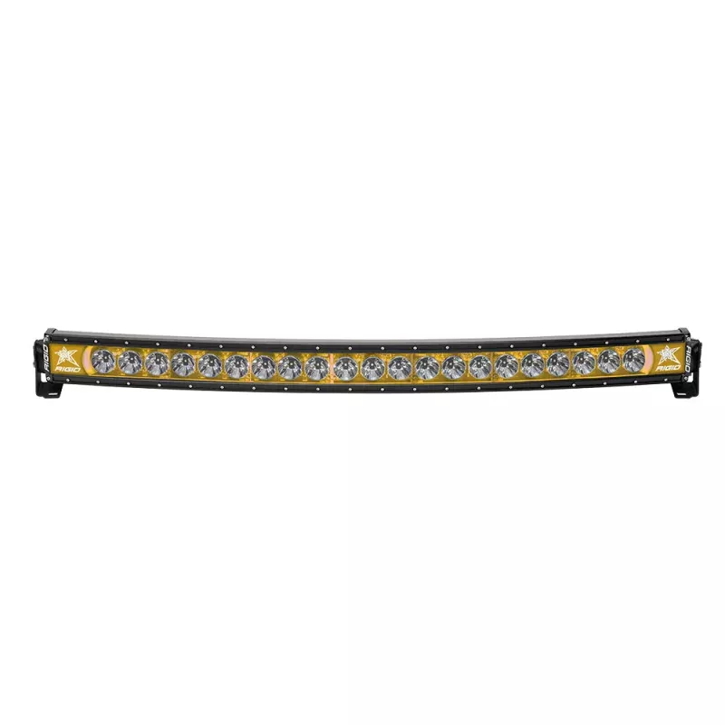 RIGID Industries Radiance+ 40 Curved Amber Backlight Black Housing