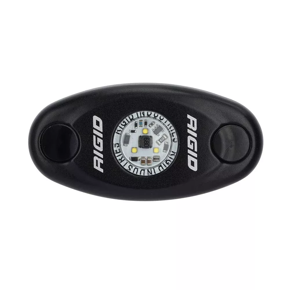 RIGID Industries A-Series Black High Power LED Light Single – Natural White