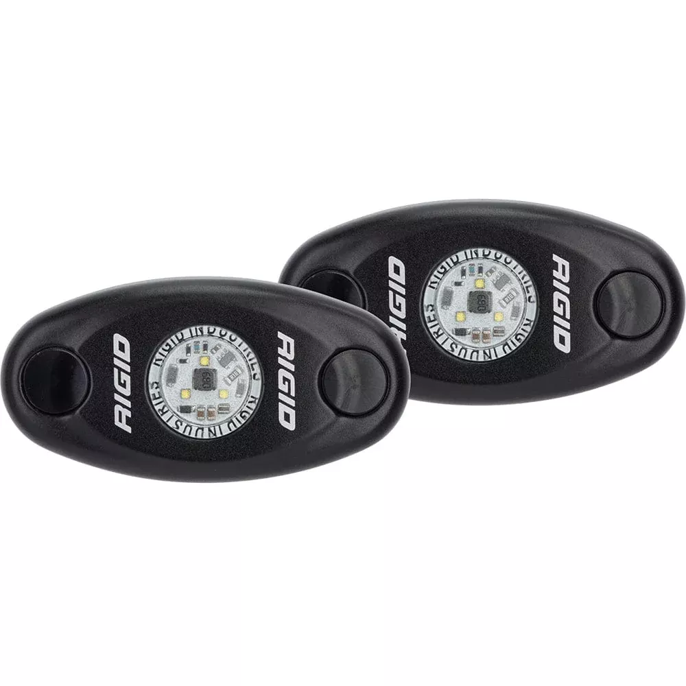 RIGID Industries A-Series Low Power Black Housing/White Light - Pair