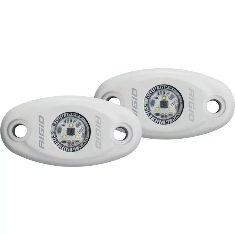 RIGID Industries A-Series White Low Power LED Light Pair – Cool White