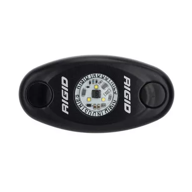 RIGID A-Series Black LED Light Single Cool White
