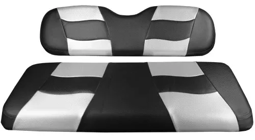 Riptide Front Seat Cover Drive Blk Carb/Silv Carb