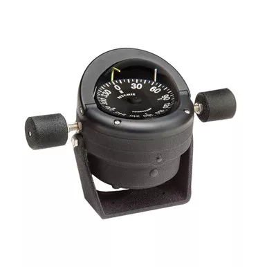 Ritchie HB-845 Helmsman Steel Boat Black Bracket Mount Compass