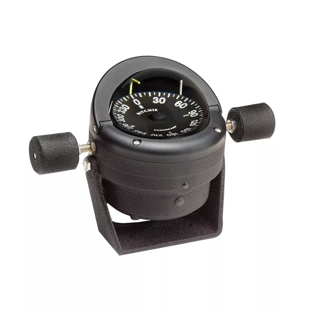 Ritchie HB-845 Helmsman Steel Boat Compass - Bracket Mount - Black