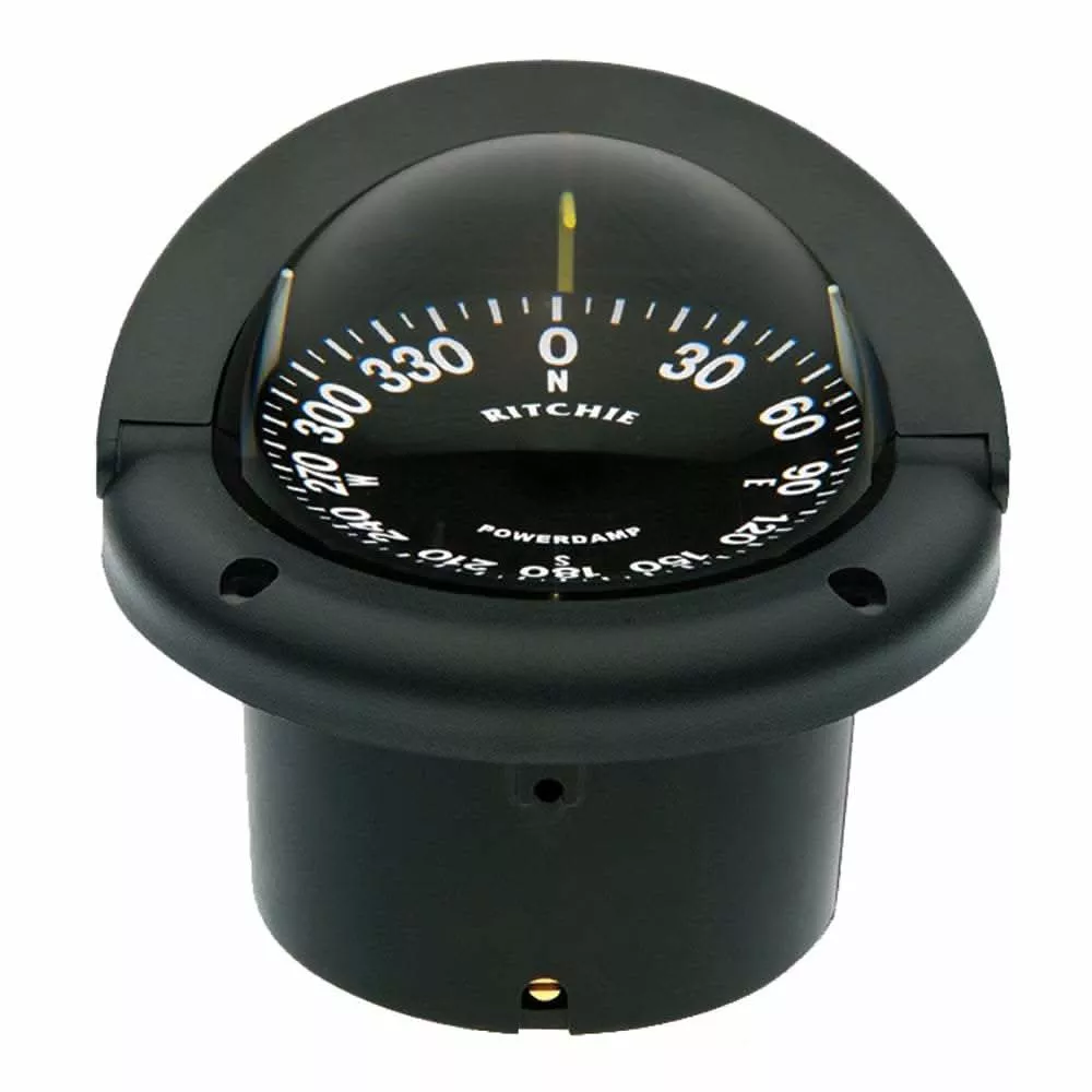 Ritchie HF-742 Helmsman Compass – Flush Mount – Black | HF-742