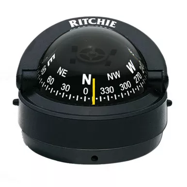 Ritchie S-53 Explorer Black Surface Mount Compass