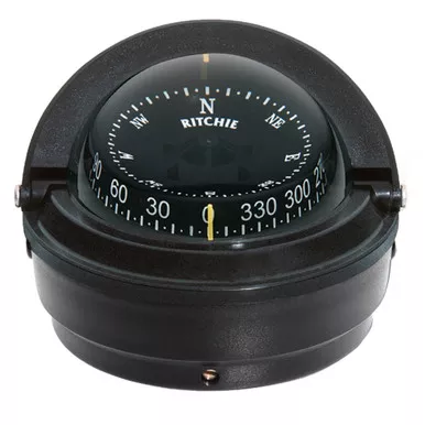 Ritchie S-87 Voyager Black Surface Mount Compass