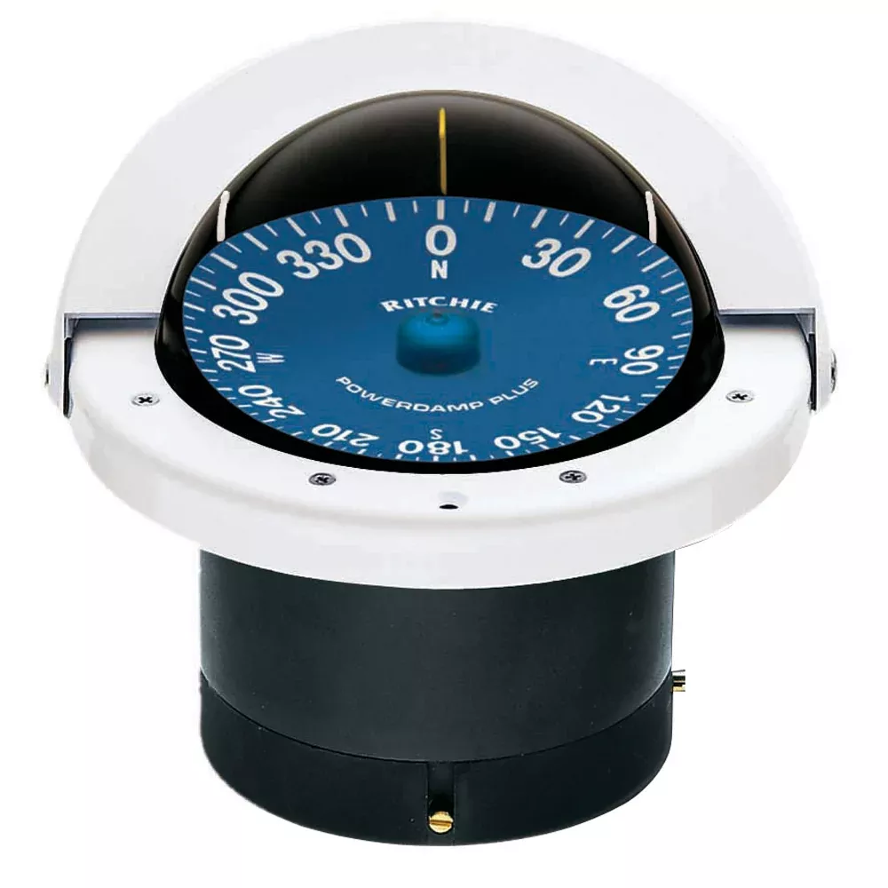 Ritchie SS-2000W SuperSport Compass – Flush Mount – White | SS-2000W