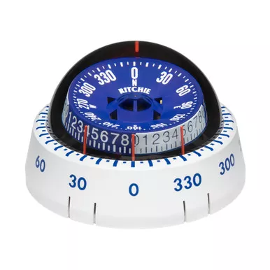 Ritchie XP-98W X-Port Tactician™ White Surface Mount Compass