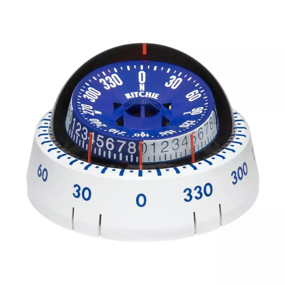 Ritchie XP-98W X-Port TacticianCompass - Surface Mount - White - XP-98W