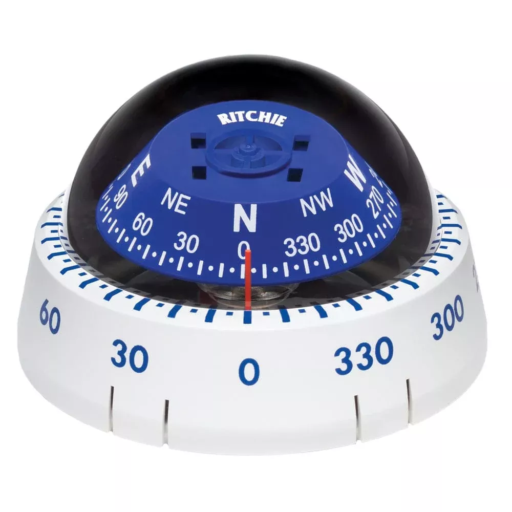 Ritchie XP-99W Kayaker Compass - Surface Mount White