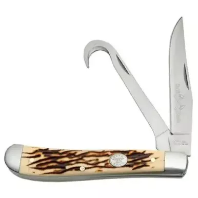 Rite Edge Hoof Imitation Stag Folding Knife