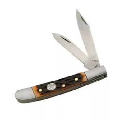 Rite Edge Jig Bone Peanut Folding Pocket Knife