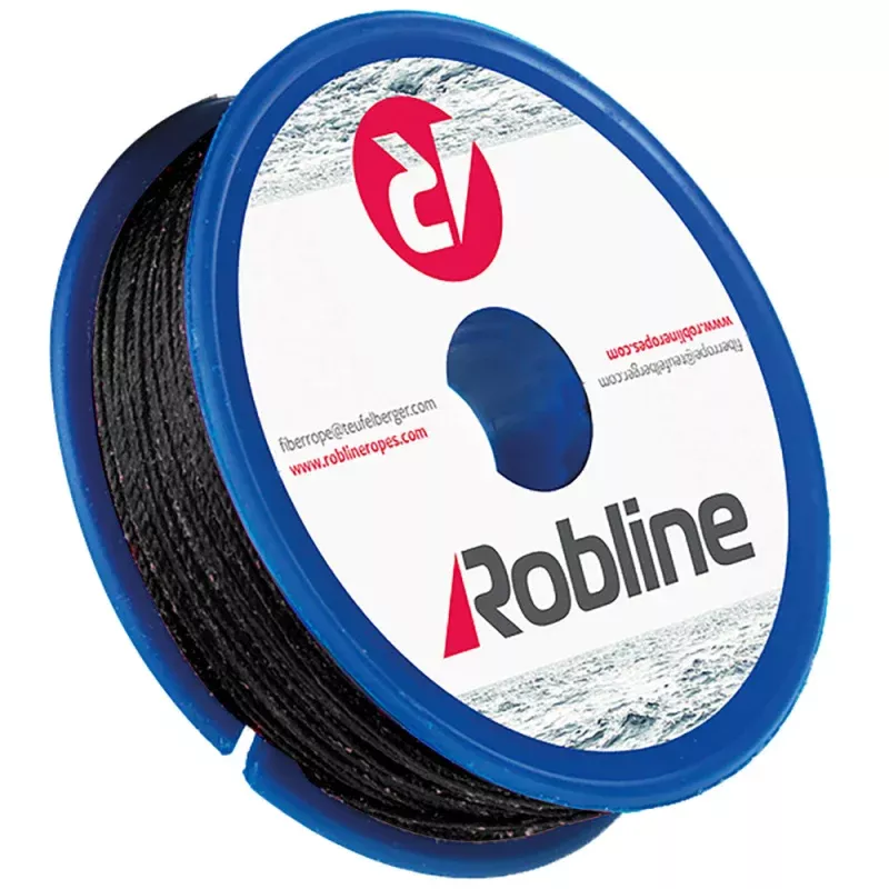 Robline Waxed Whipping Twine – 0.8mm x 40M – Black