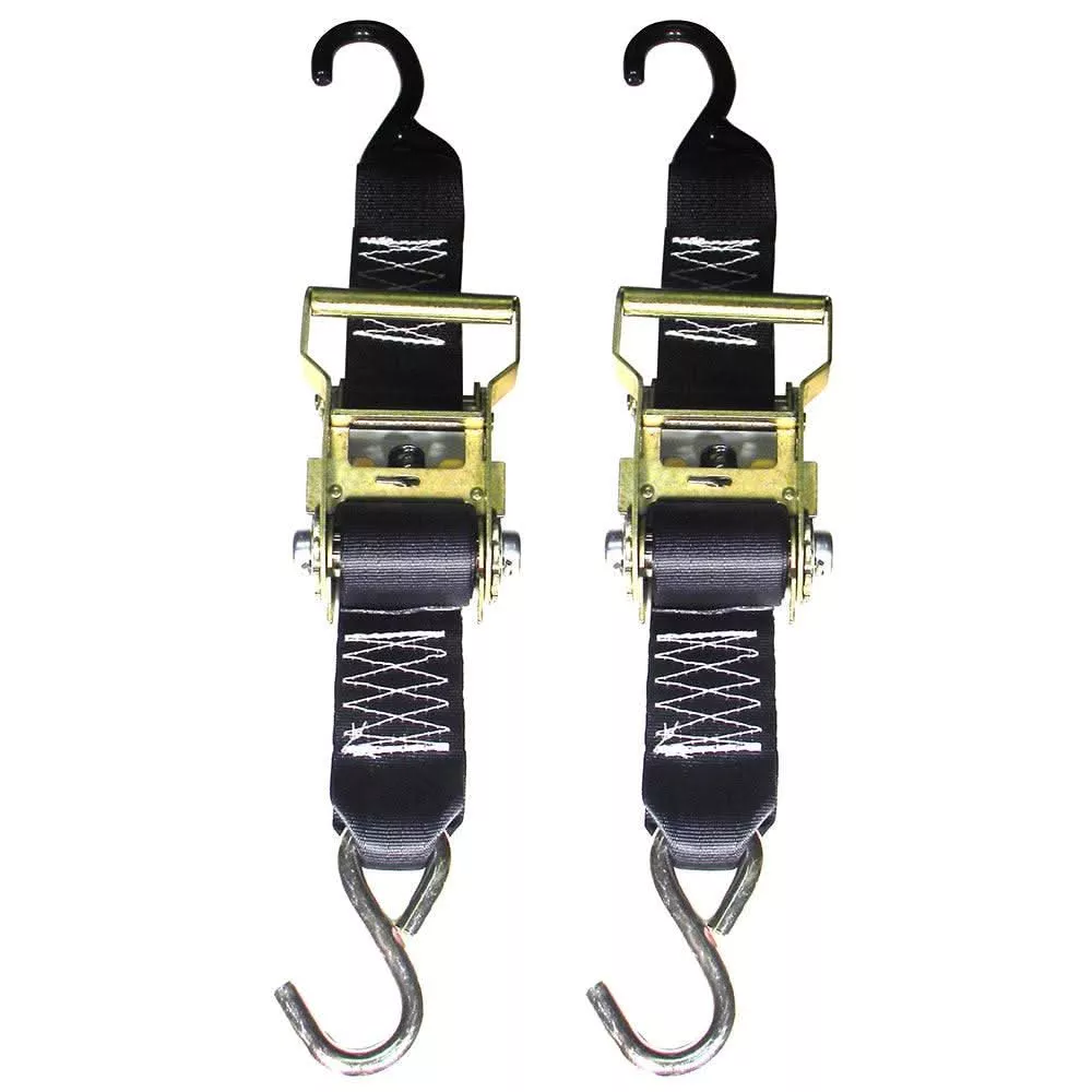 Rod Saver Heavy-Duty Ratchet Trailer Tie-Down – 2″ x 5 – Pair [R2TTD5]