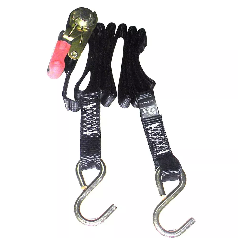 Rod Saver Ratchet Gunwale Tie-Down – 1 x 10