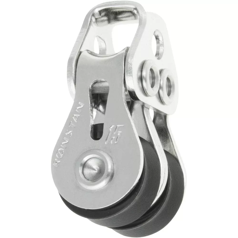 Ronstan Series 15 Ball Bearing Utility Block – Double, Loop Head