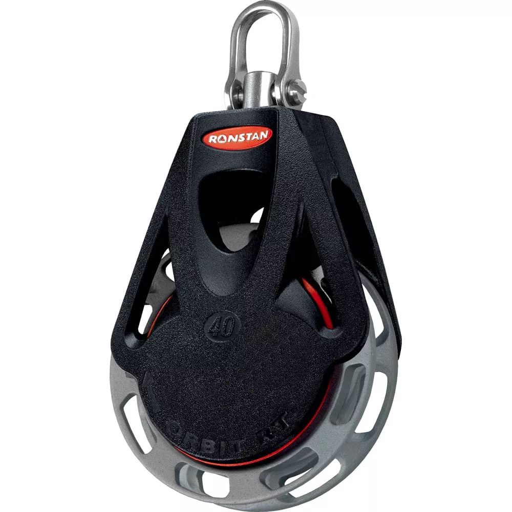 Ronstan Series 40 Ratchet Orbit Block – Single – Auto – Swivel Shackle Head