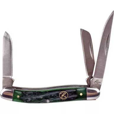 Roper Knives Green Bone Stockman Knife