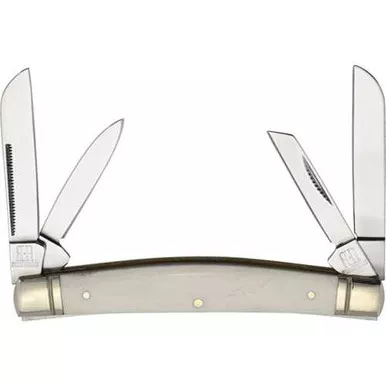 Rough Rider Congress White Smooth Bone Pocket Knife
