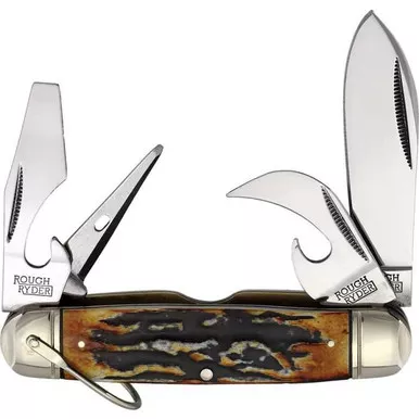 Rough Rider Kamp King Cinnamon Multi-Tool Pocket Knife
