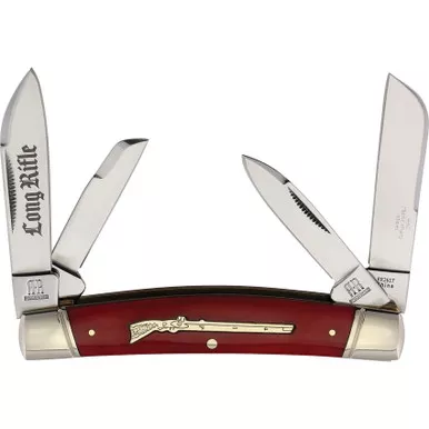 Rough Rider Long Rifle Congress Red Bone Knife