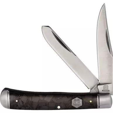 Rough Rider Midnight Ice Trapper Carbon Fiber Knife