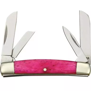 Rough Rider Tiny Congress Pink Bone Knife