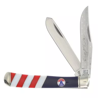 Rough Rider Trapper 250 USA Anniversary Pearl Handle Knife