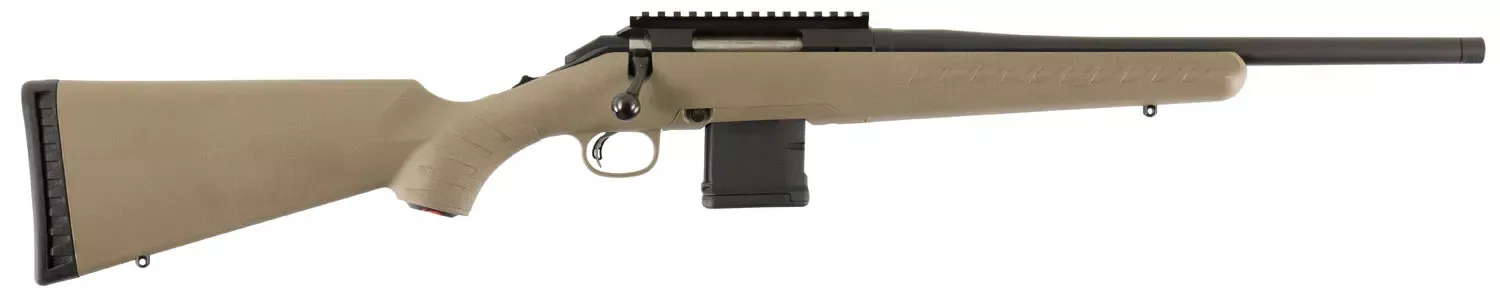 Ruger American Ranch 5.56 Nato Rifle 16.12″ 10+1 FDE/Matte