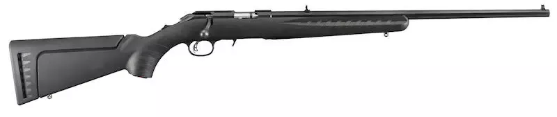 Ruger American Rimfire 22 WMR Rifle 22″ 9+1 Black