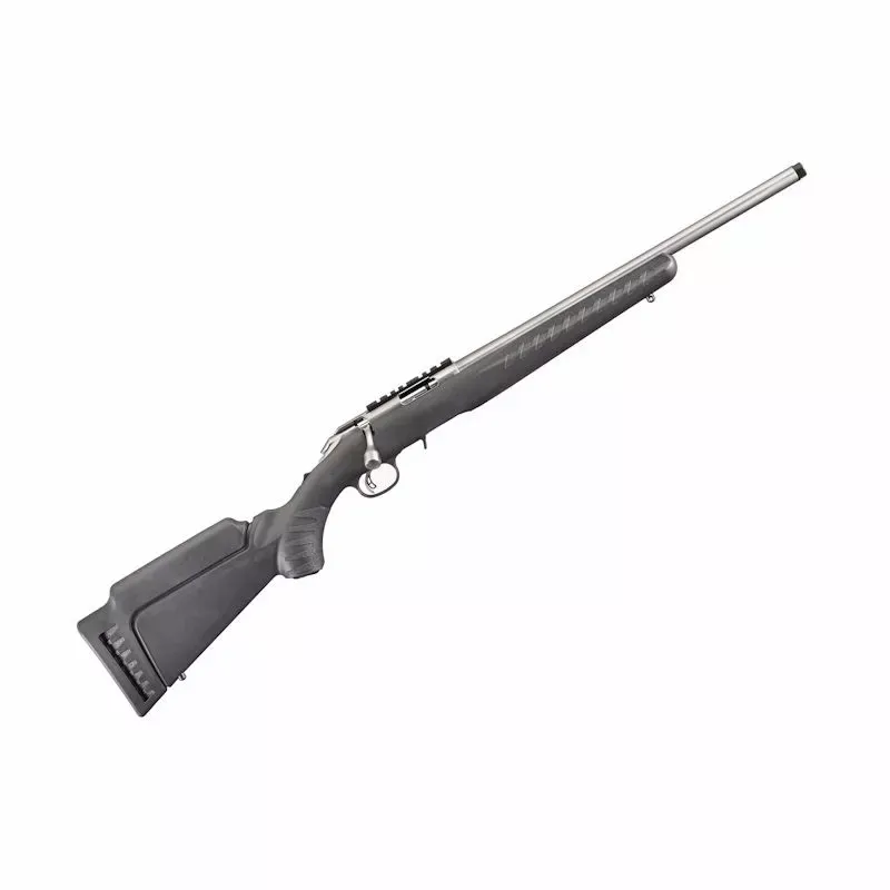 Ruger American Rimfire Standard 17 HMR Rifle 18″ Satin Stainless