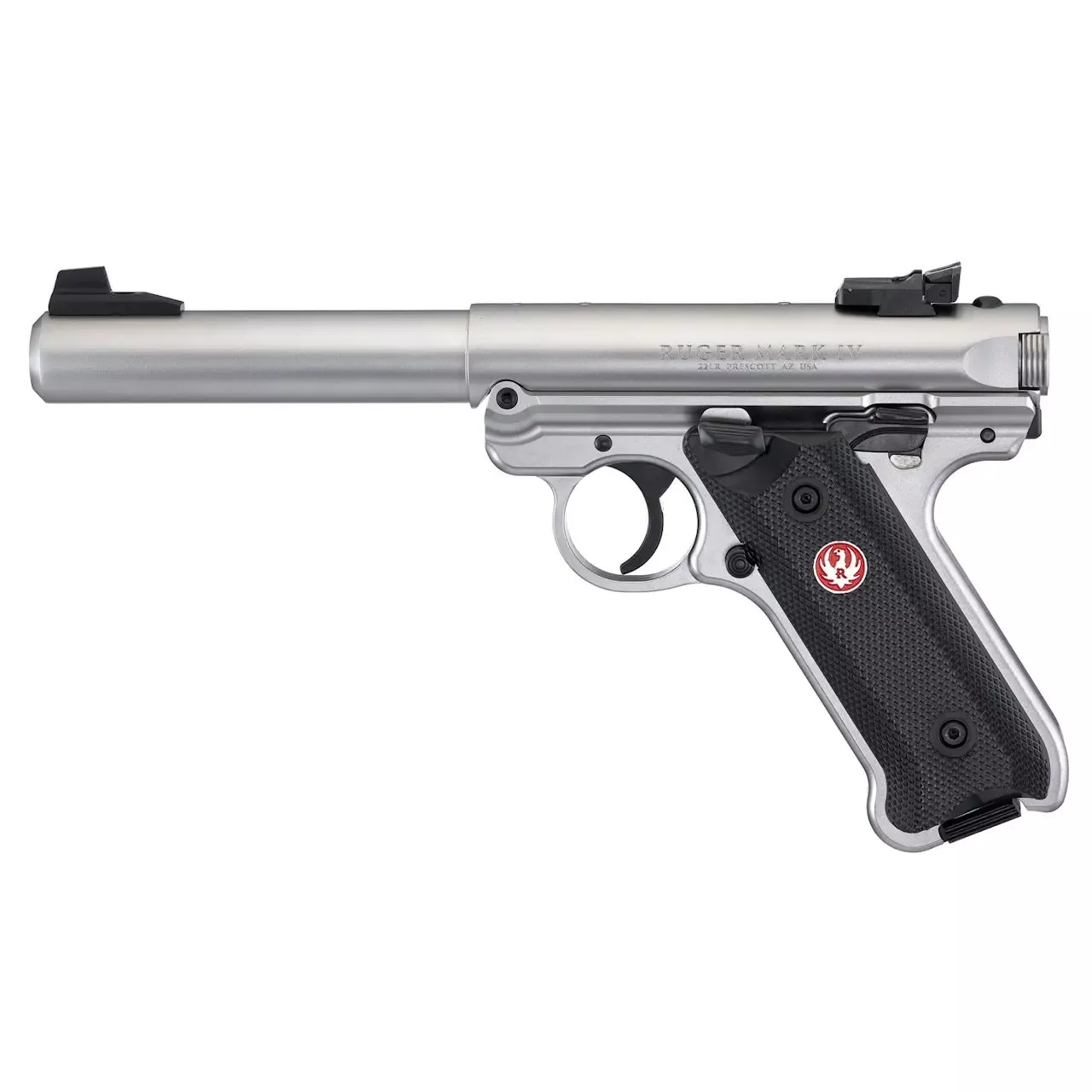 Ruger Mark IV Target 22 LR Bull Barrel 5.50″ Stainless Pistol