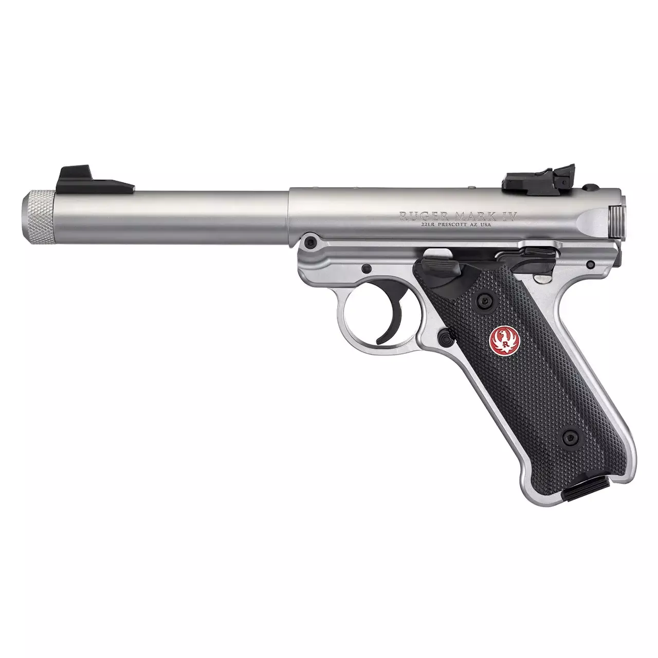 Ruger Mark IV Target Threaded Bull Barrel 22 LR 5.5" Stainless Pistol