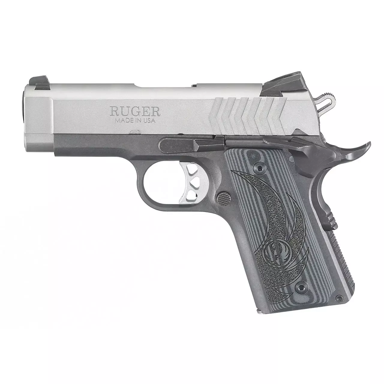 Ruger SR1911 Officer-Style Pistol 9mm Stainless 3.6"