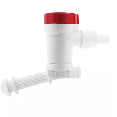 Rule 1100 GPH Angled Thru-Hull Livewell Pump