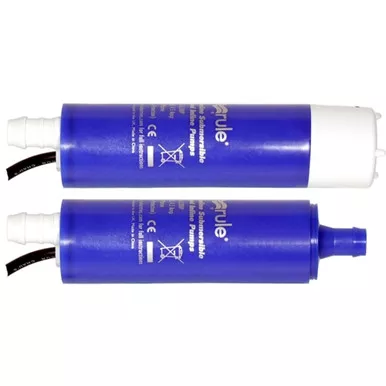 Rule 2.8-GPM IL200 Plus In-Line Submersible 24V Pump